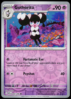 Gothorita 042/086  Reverse Holo EN - original scanned front