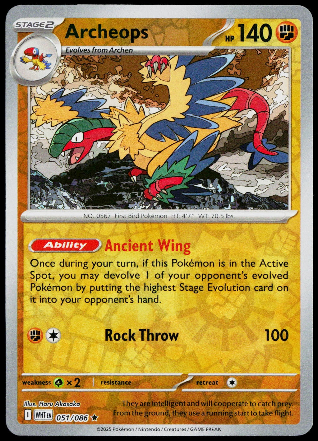 Archeops 051/086  Reverse Holo EN - original scanned front
