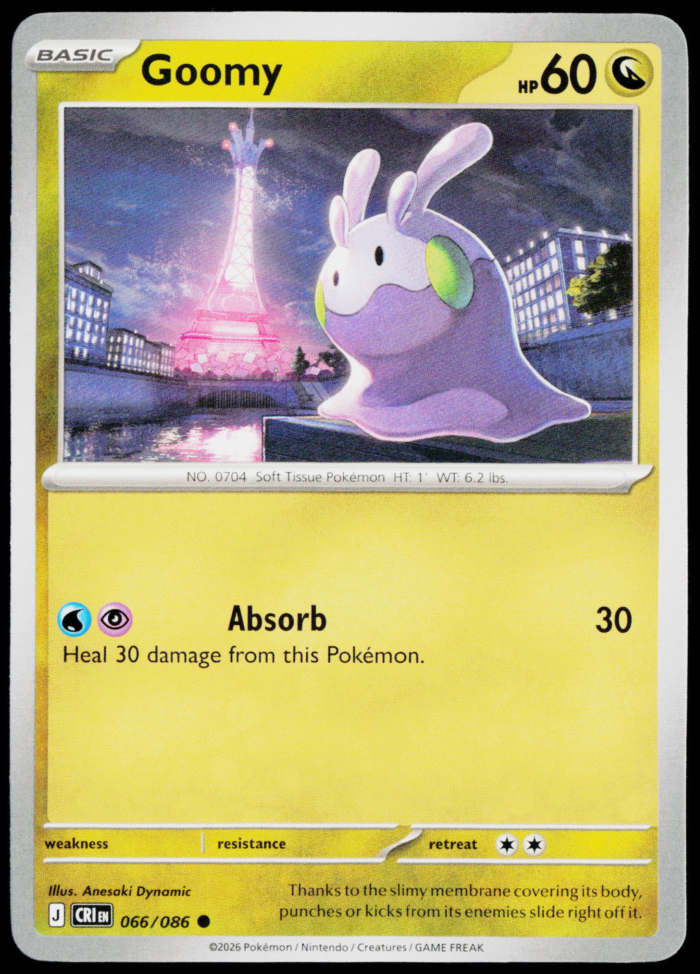 Goomy 066/086 EN — original front scan