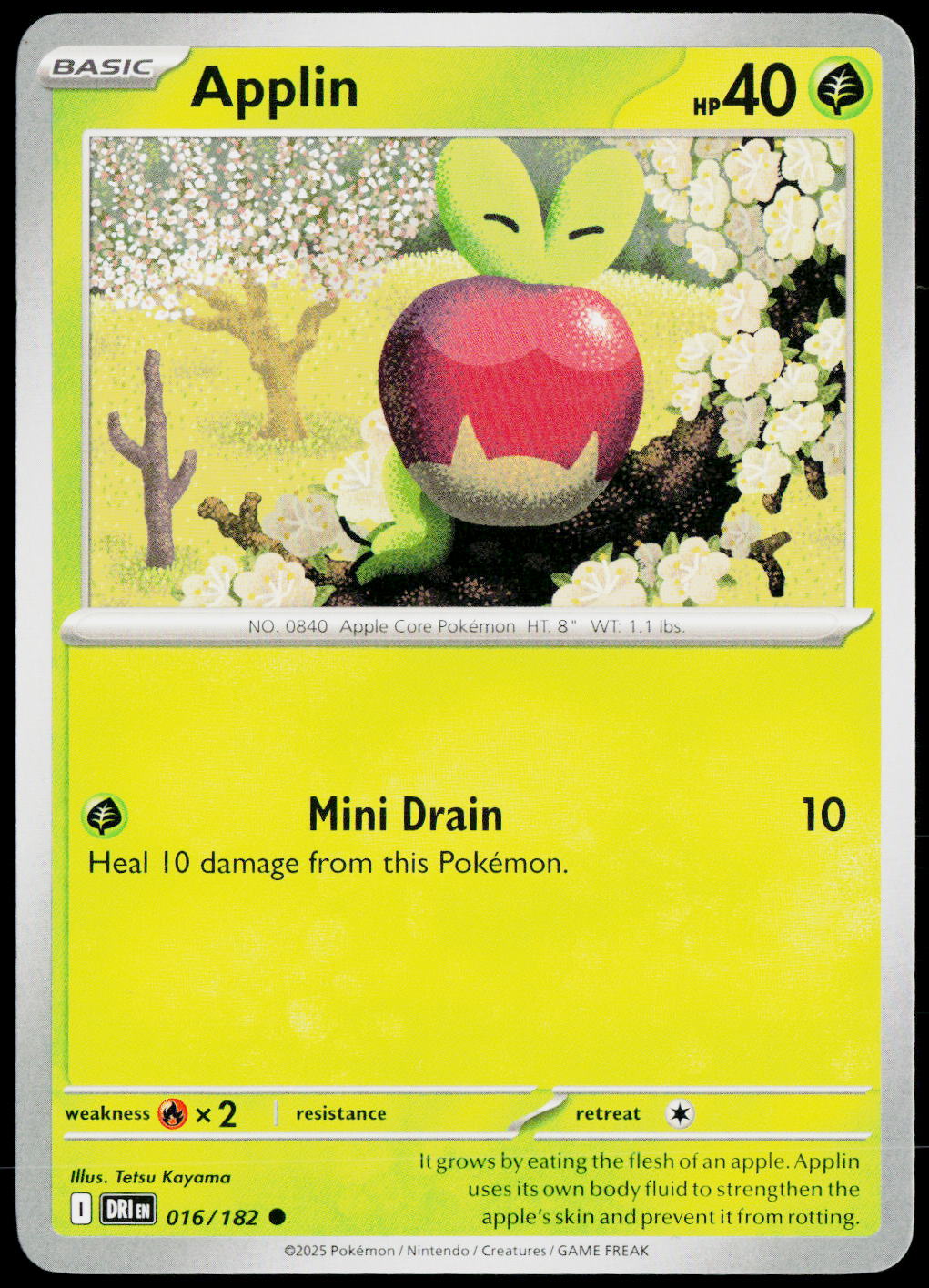 Applin 016/182 EN — original front scan