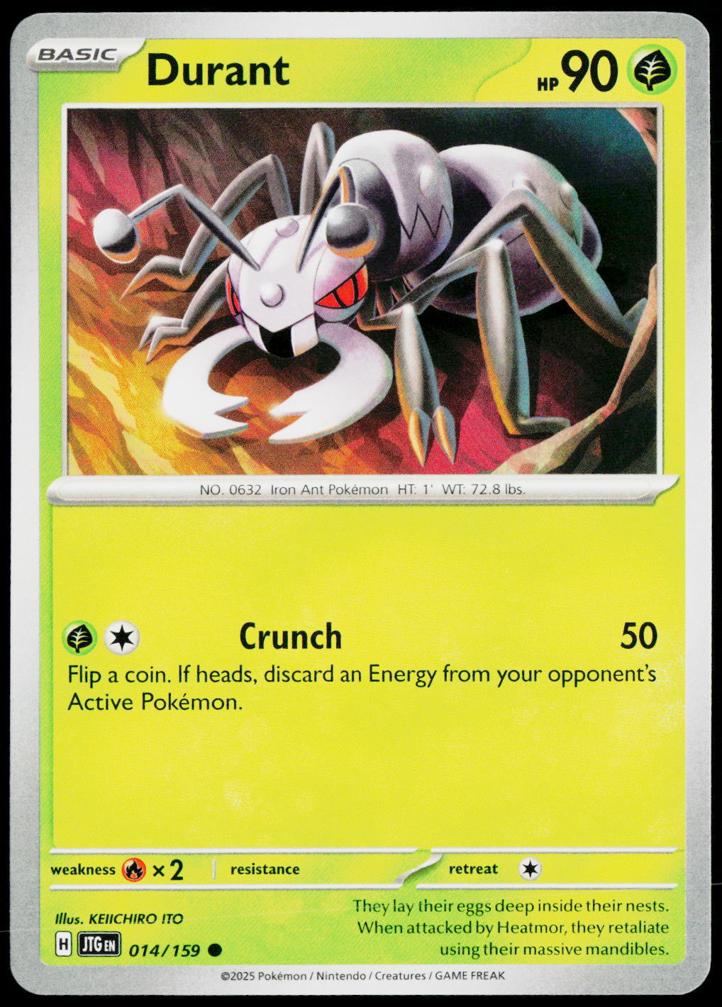Durant 014/159 EN — original front scan