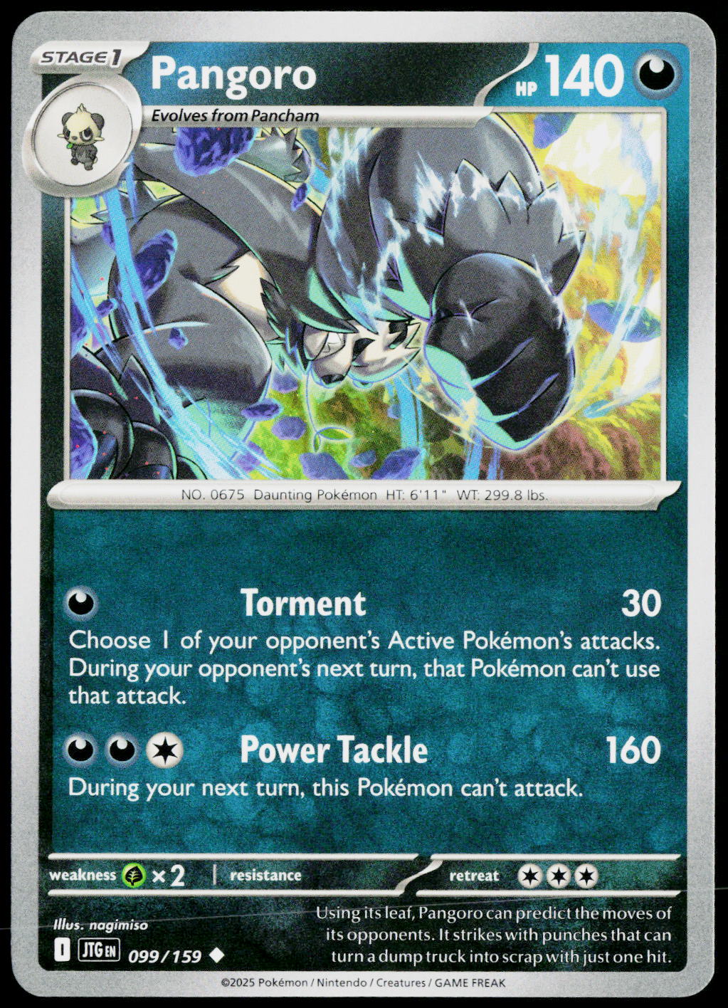 Pangoro 099/159 EN — original front scan