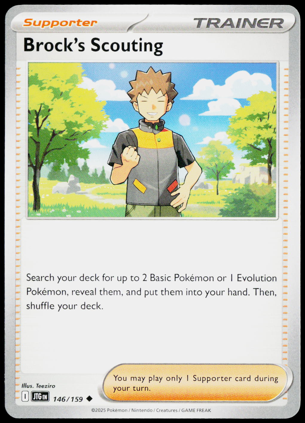 Brock's Scouting 146/159 EN — original front scan