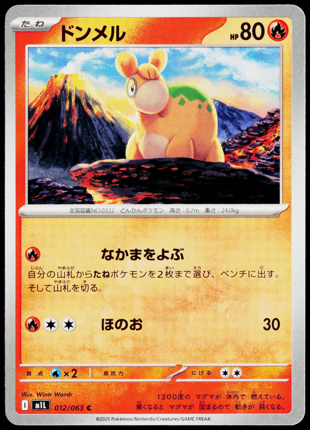 Numel 012/063 JA — original front scan
