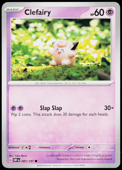 Clefairy 081/197 EN — original front scan