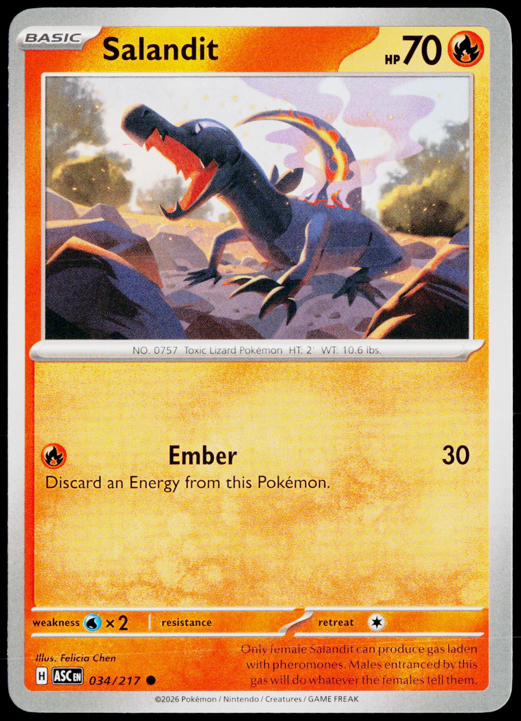 Salandit 034/217 EN — original front scan