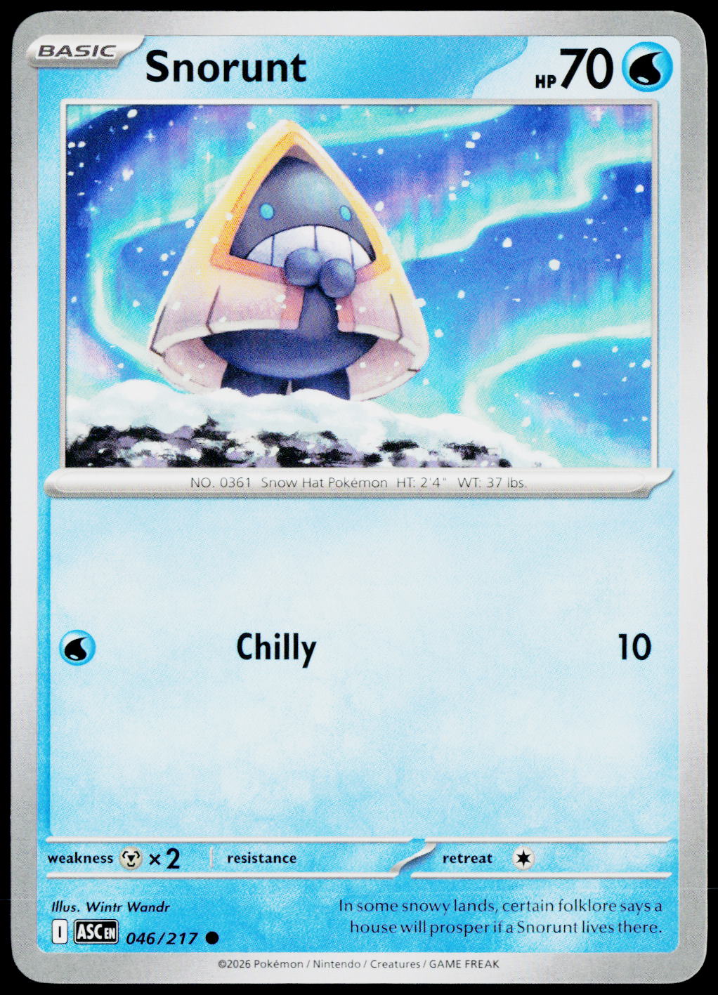 Snorunt 046/217 EN — original front scan