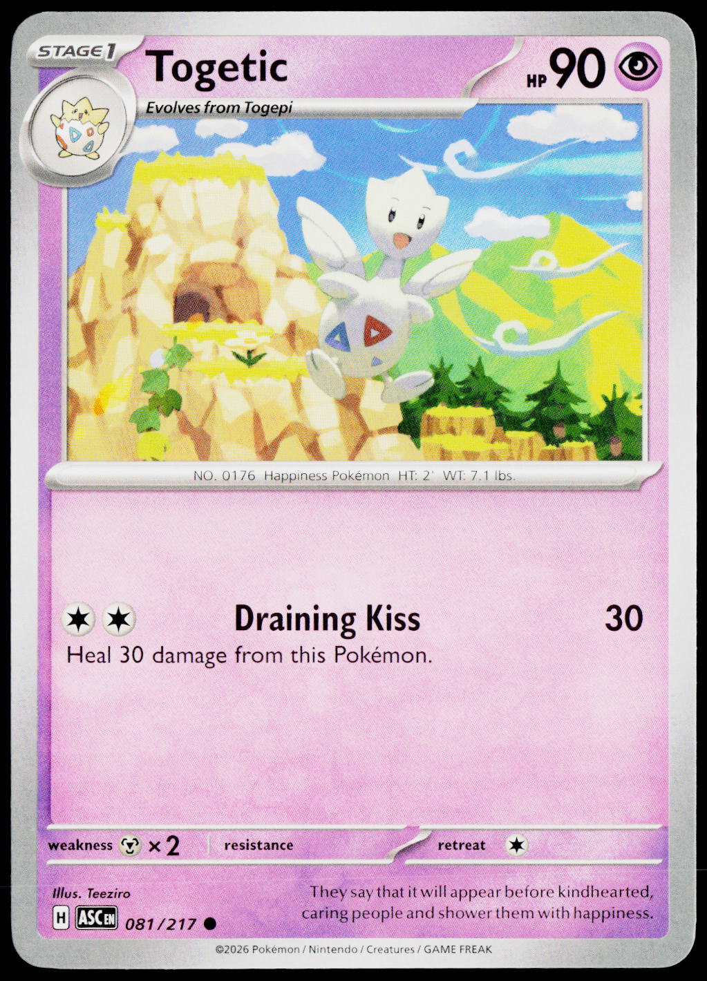 Togetic 081/217 EN — original front scan