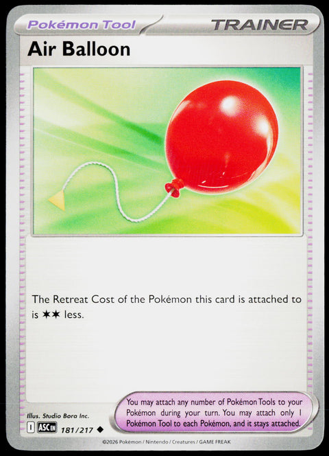 Air Balloon 181/217 EN — original front scan