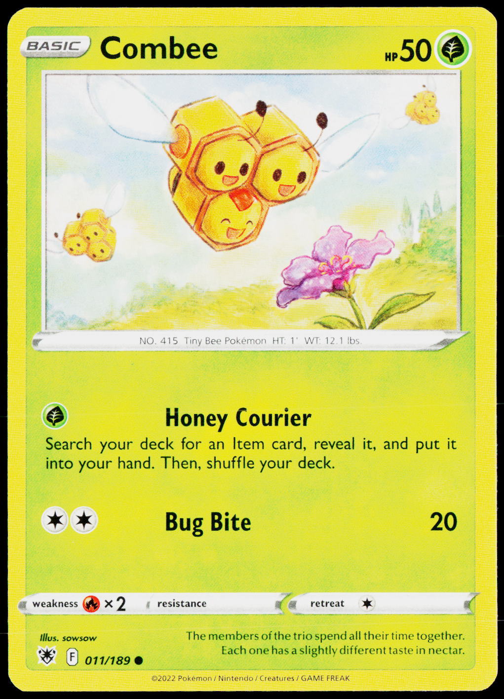 Combee 011/189 EN — original front scan