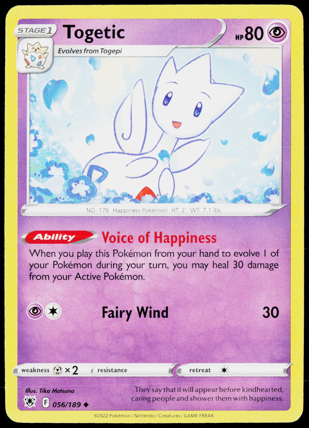 Togetic 056/189 EN — original front scan