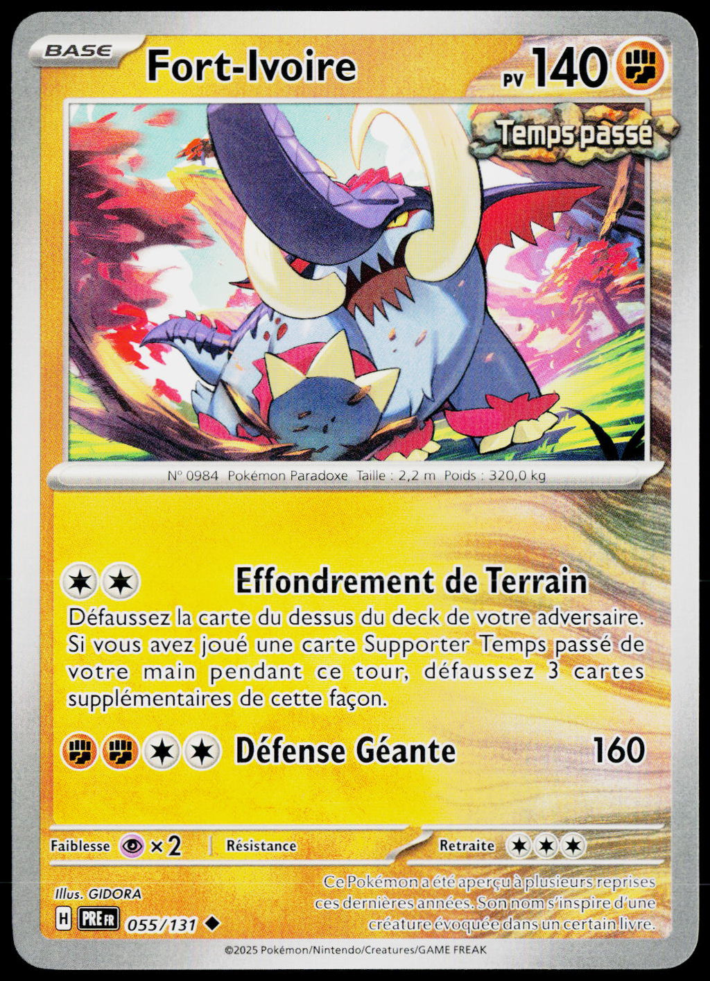 Great Tusk 055/131 FR — original front scan
