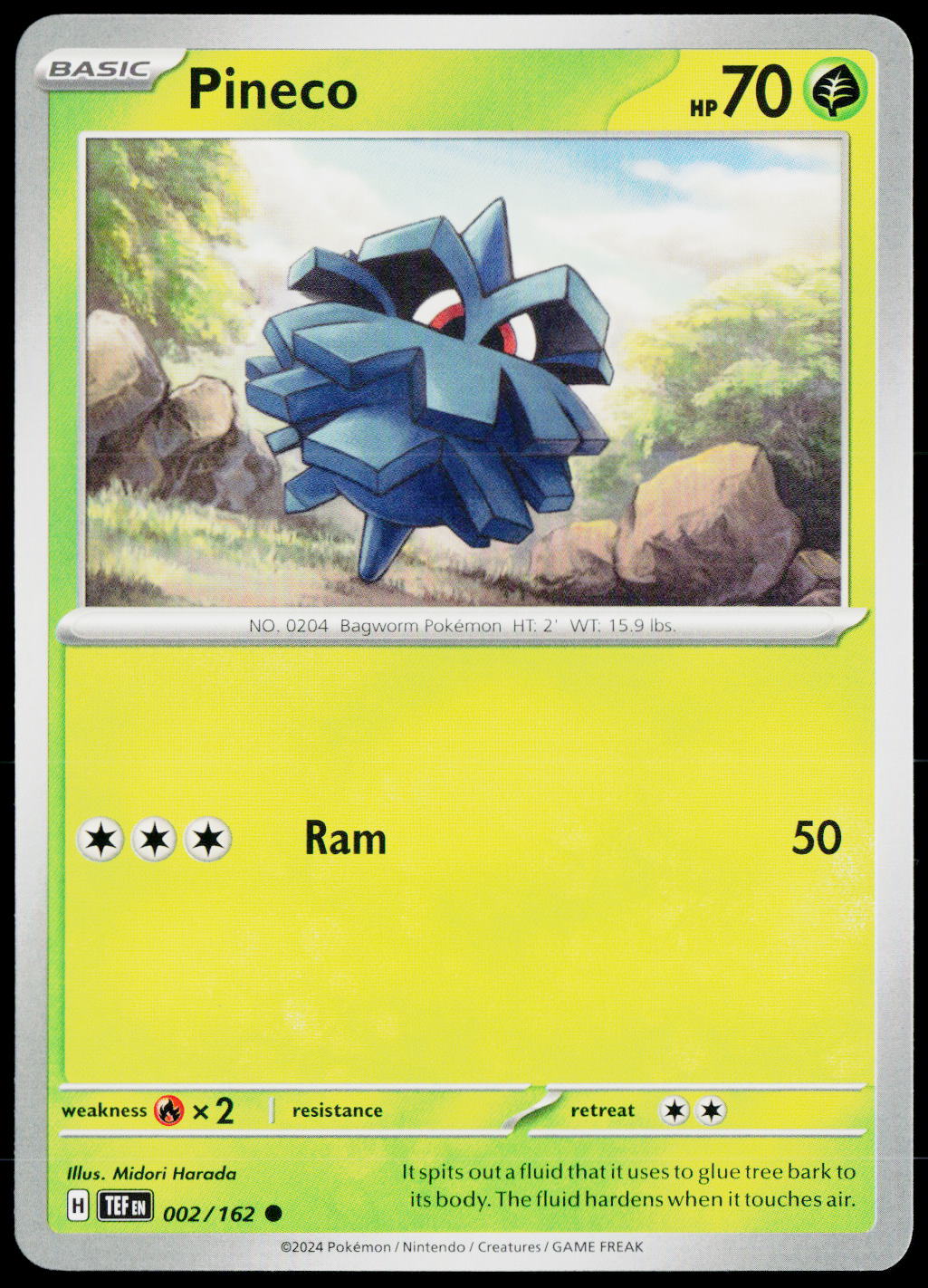 Pineco 002/162 EN — original front scan