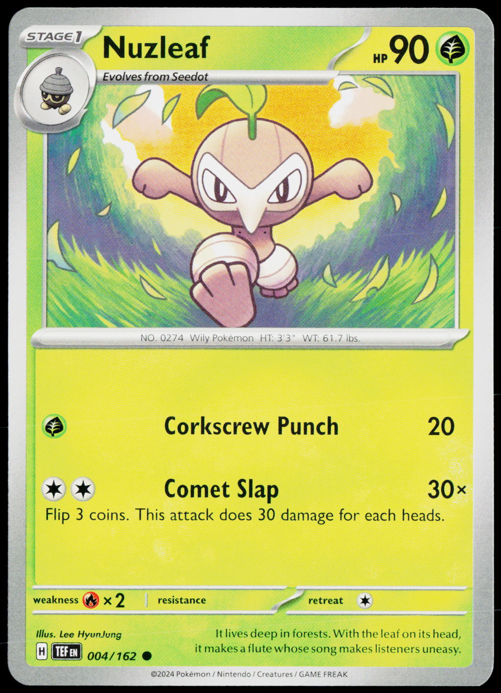 Nuzleaf 004/162 EN — original front scan