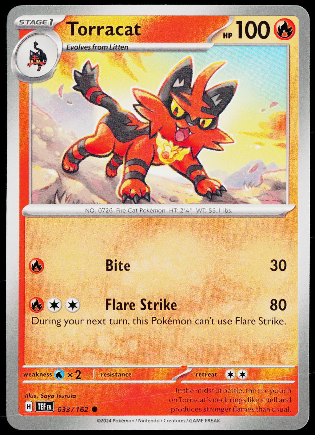 Torracat 033/162 EN — original front scan
