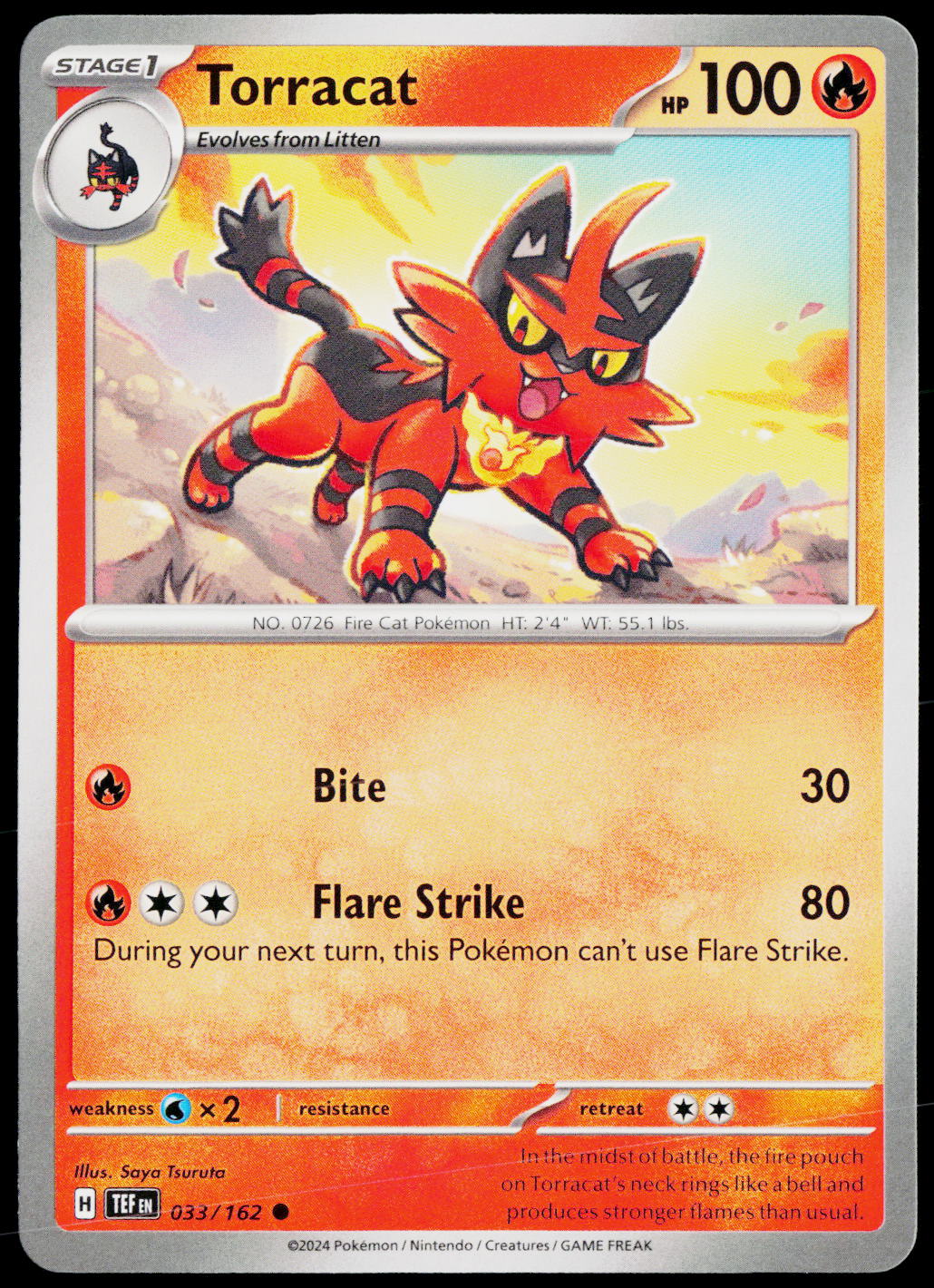 Torracat 033/162 EN — original front scan