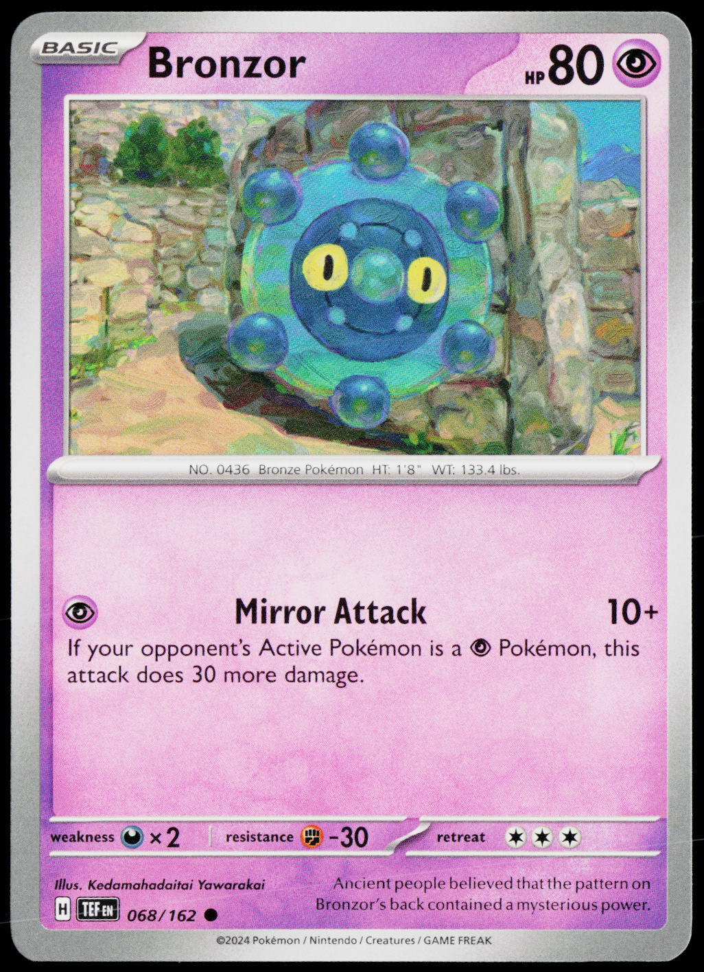 Bronzor 068/162 EN — original front scan
