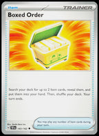 Boxed Order 143/162 EN — original front scan