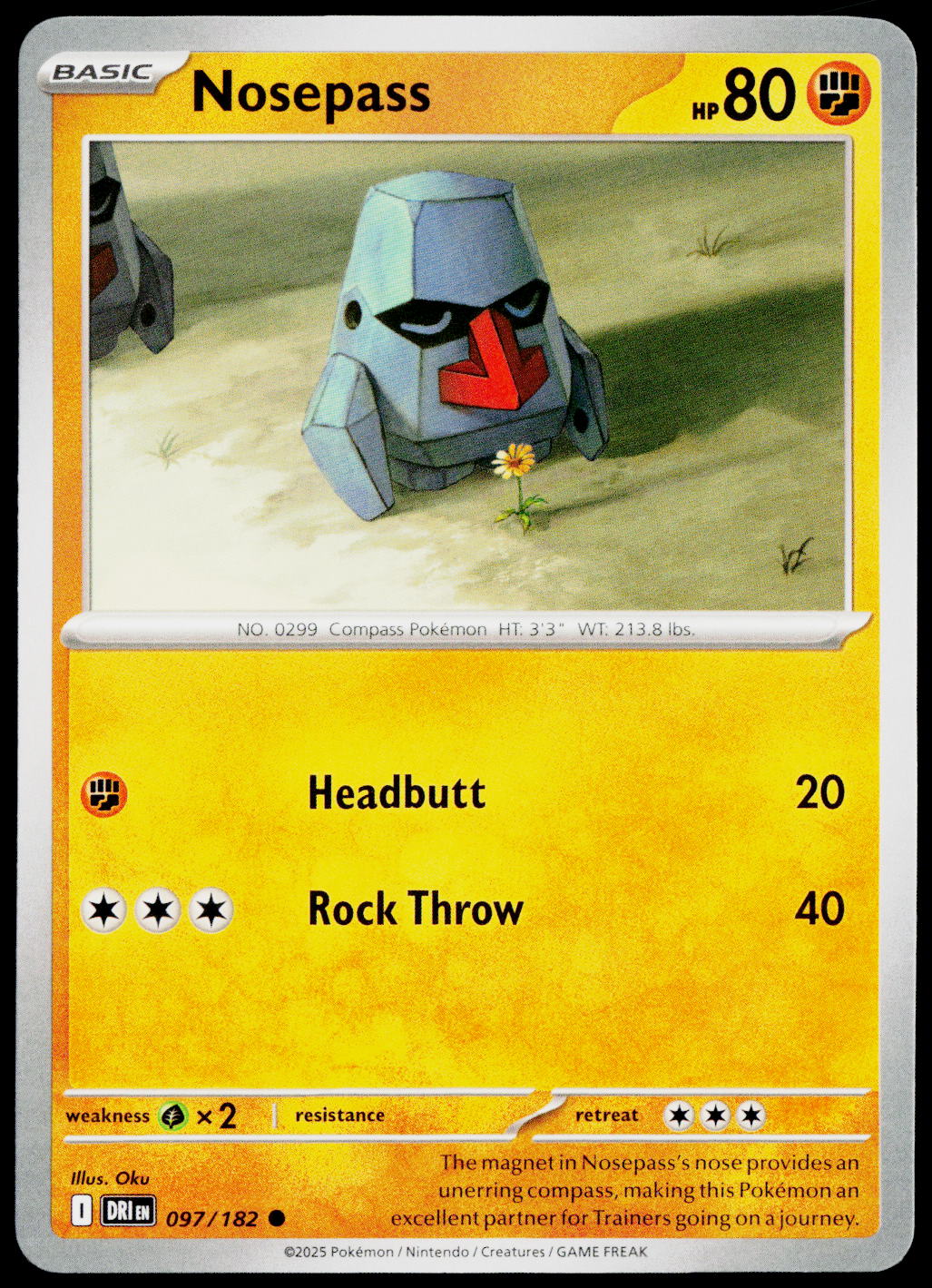 Nosepass 097/182 EN — original front scan