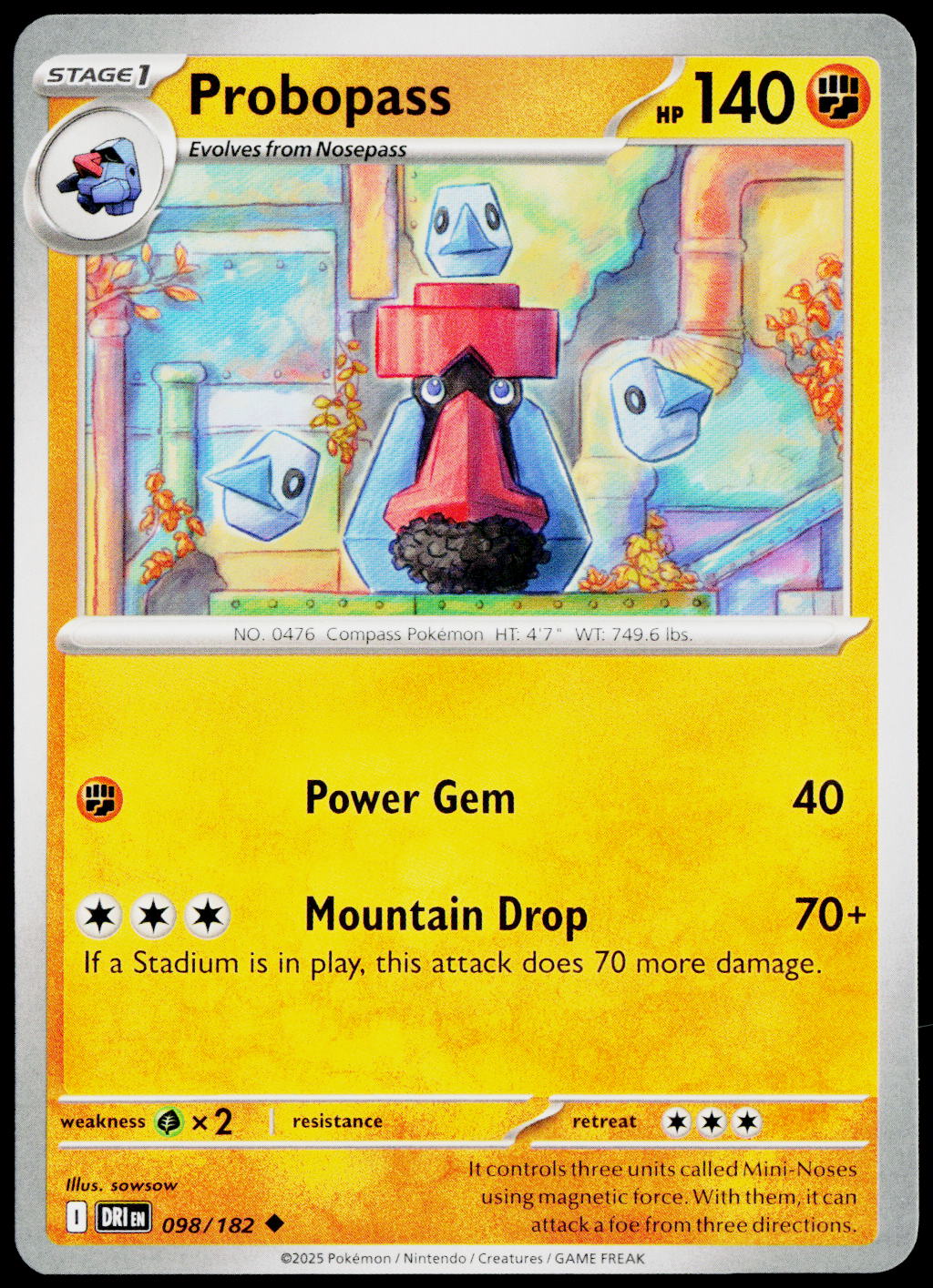 Probopass 098/182 EN — original front scan