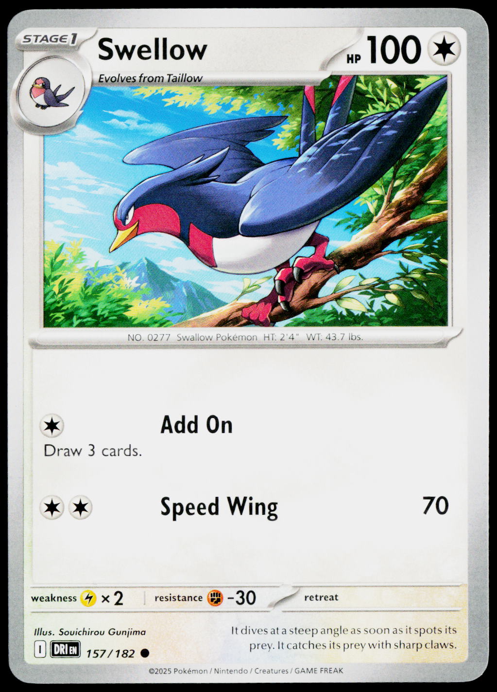 Swellow 157/182 EN — original front scan