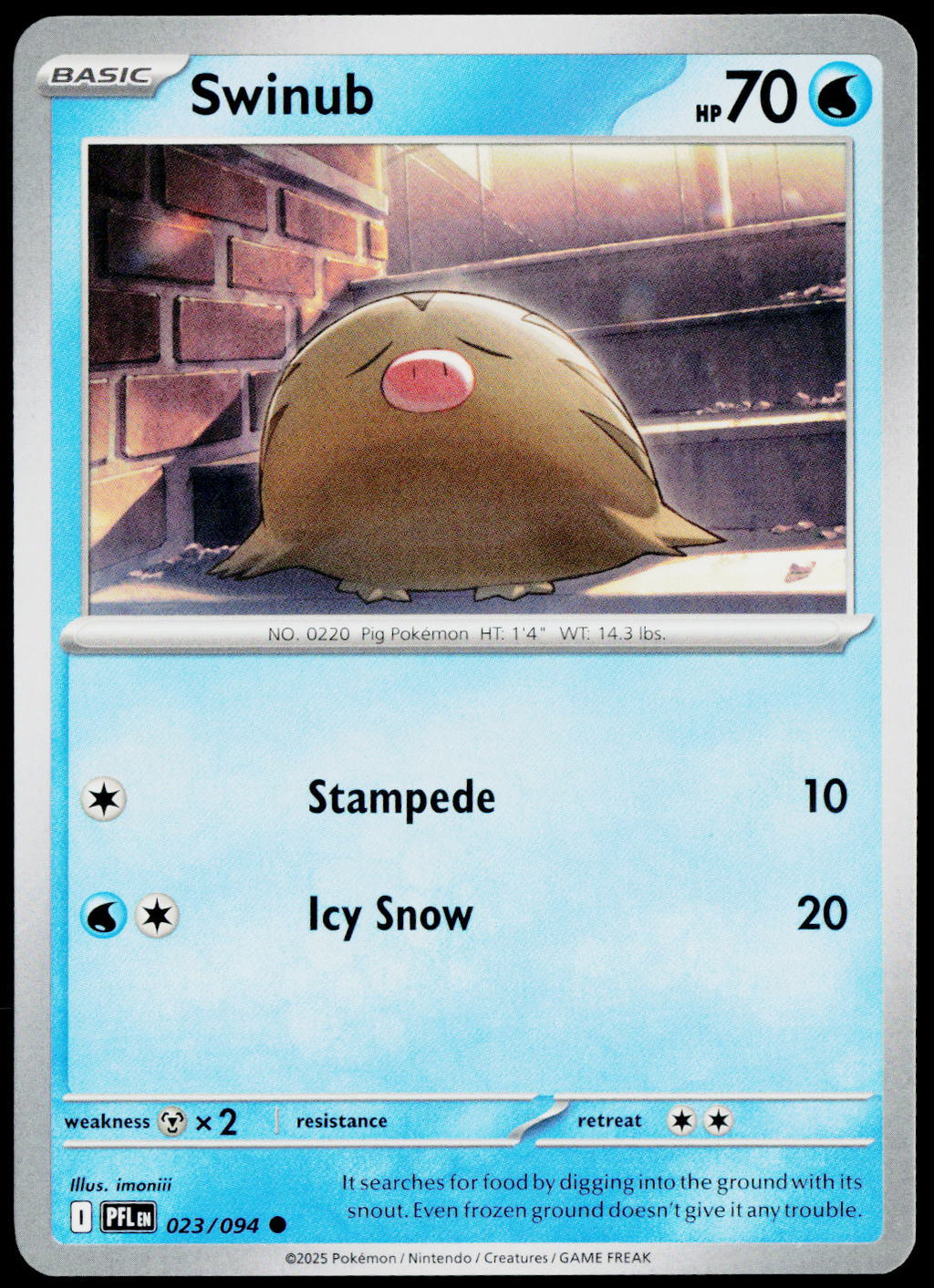 Swinub 023/094 EN — original front scan