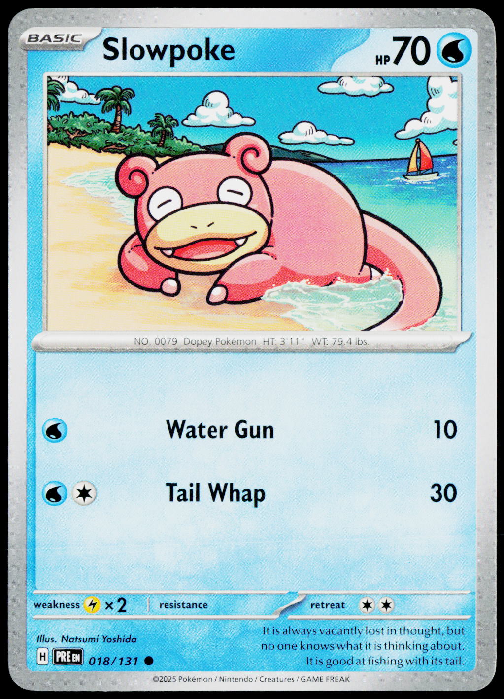 Slowpoke 018/131 EN — original front scan