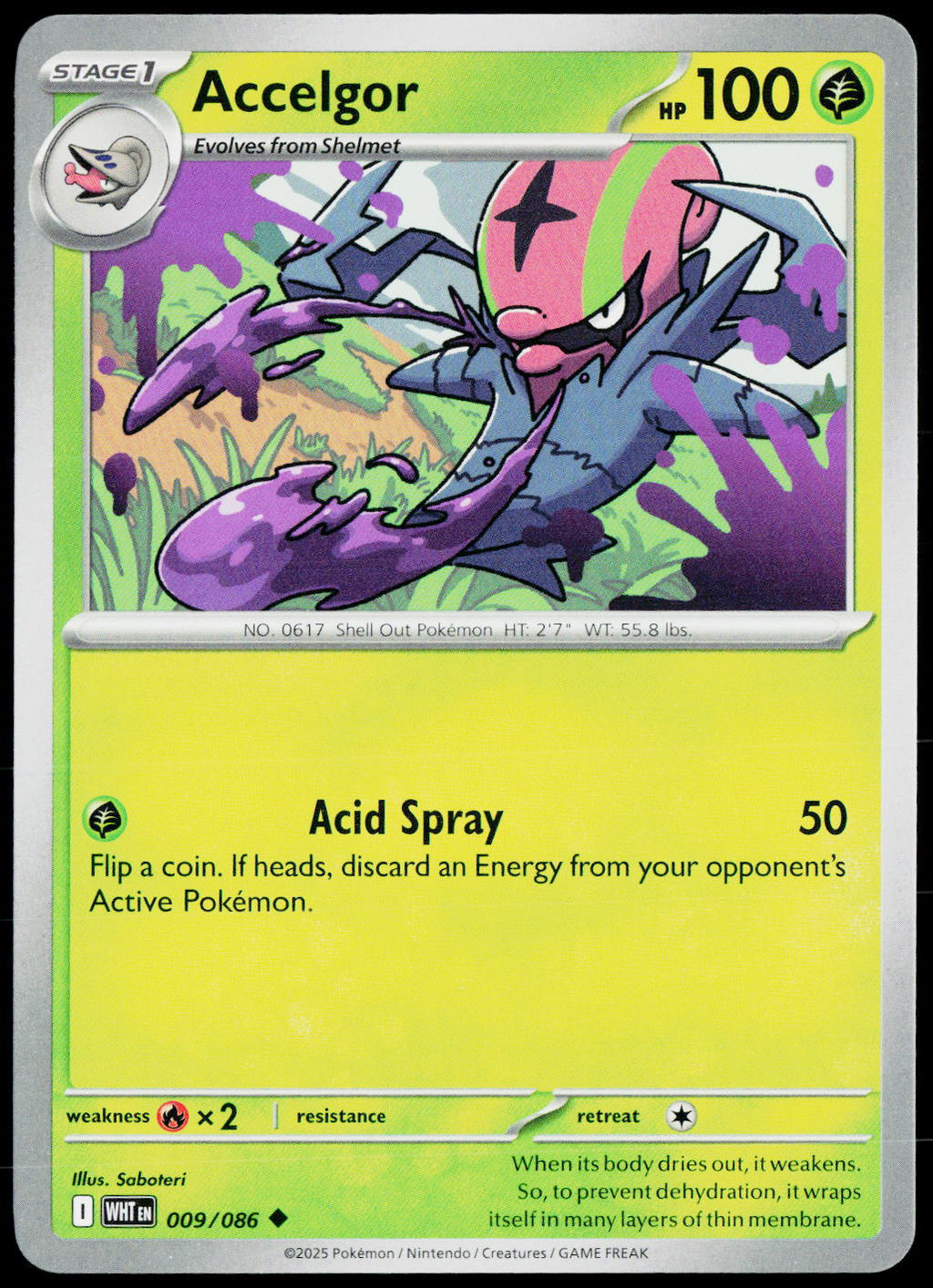 Accelgor 009/086 EN — original front scan