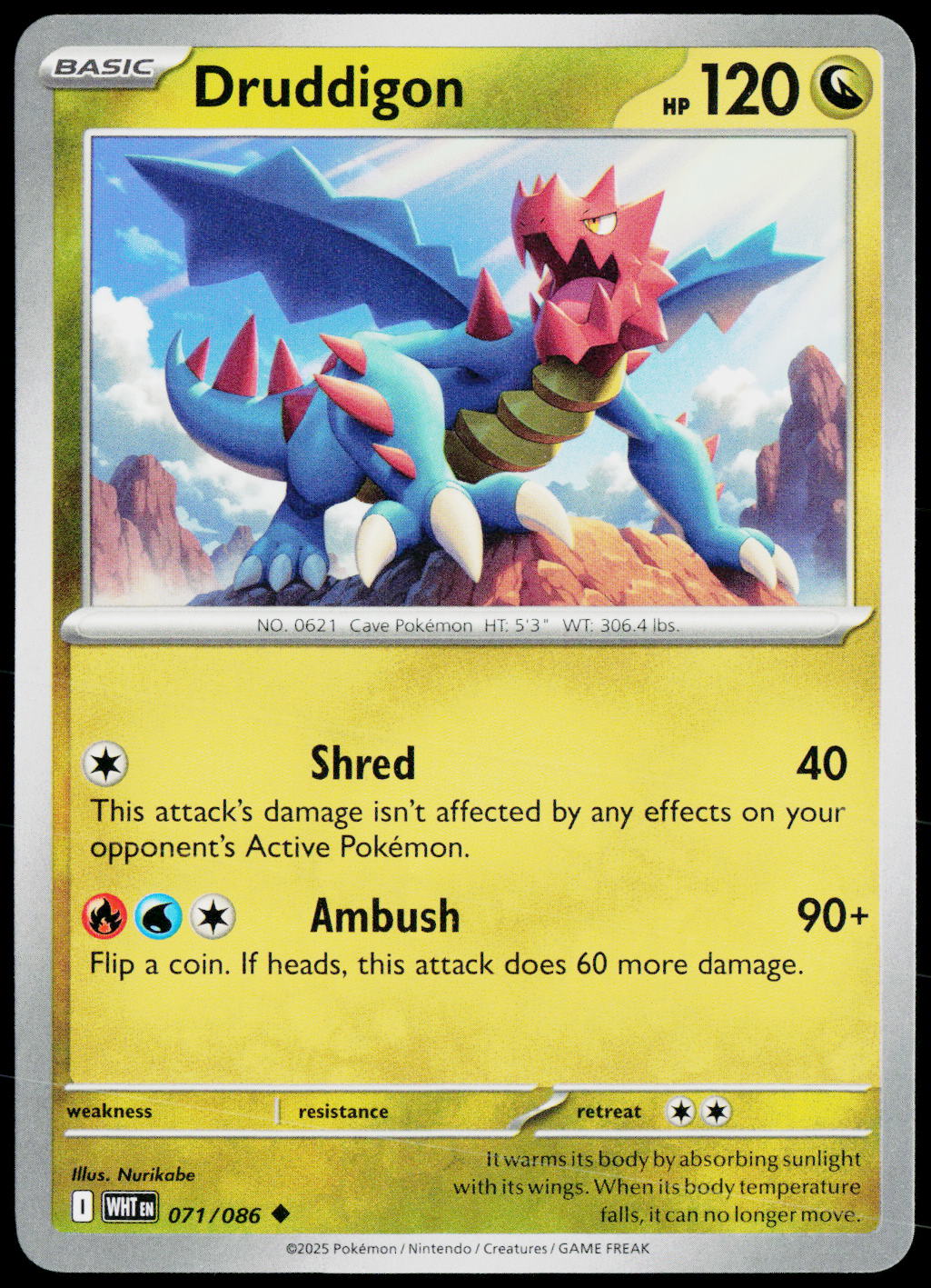 Druddigon 071/086 EN — original front scan