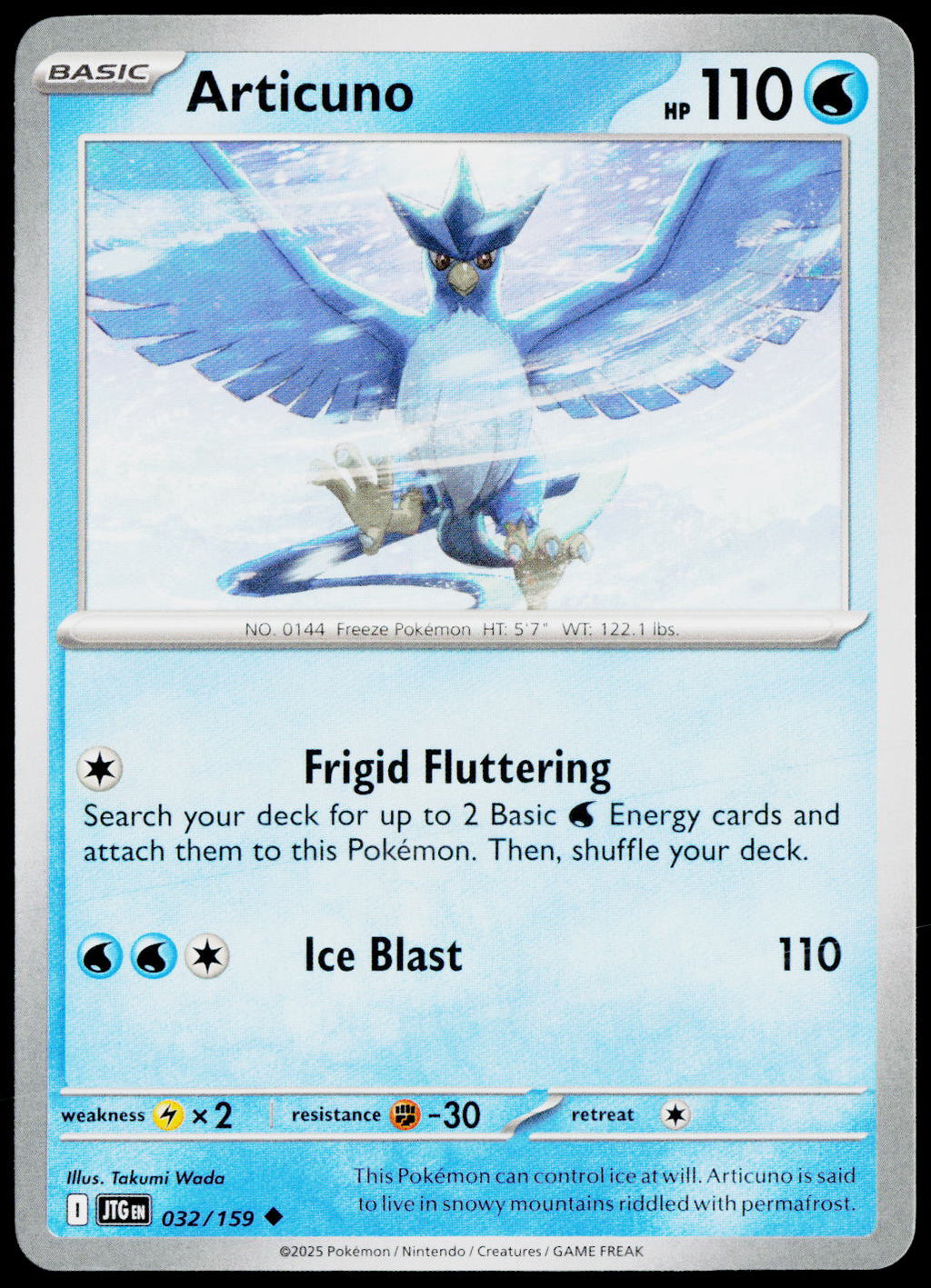 Articuno 032/159 EN — original front scan