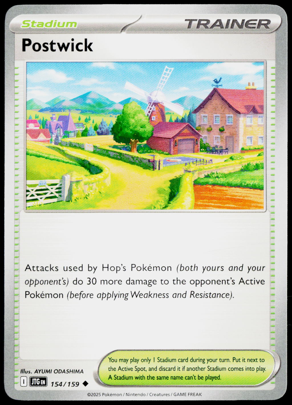 Postwick 154/159 EN — original front scan