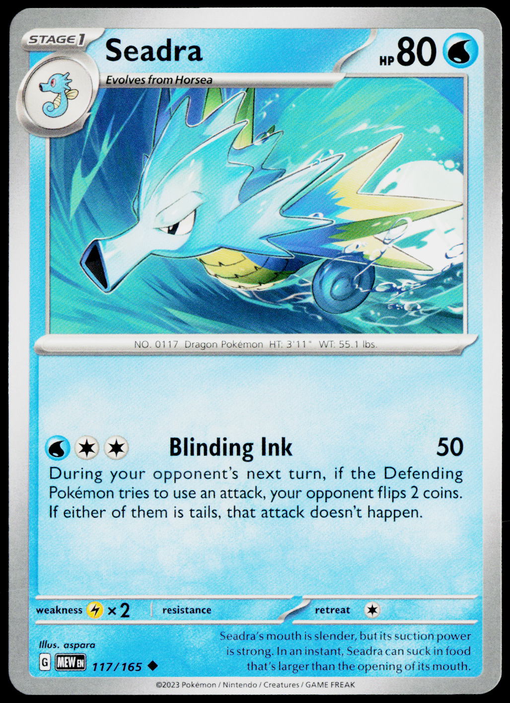 Seadra 117/165 EN — original front scan