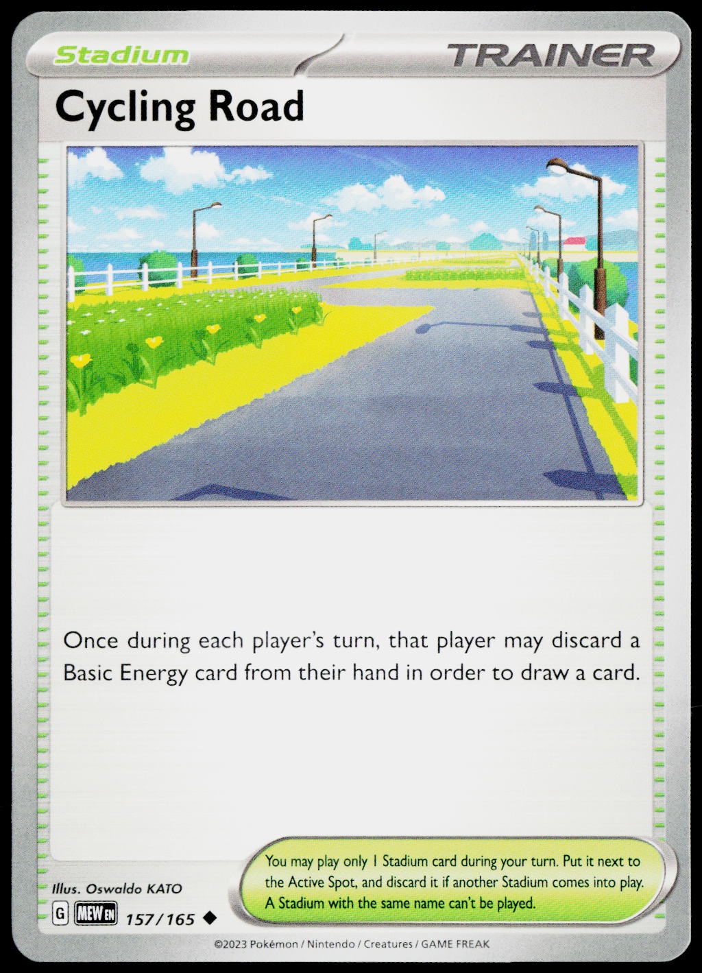 Cycling Road 157/165 EN — original front scan