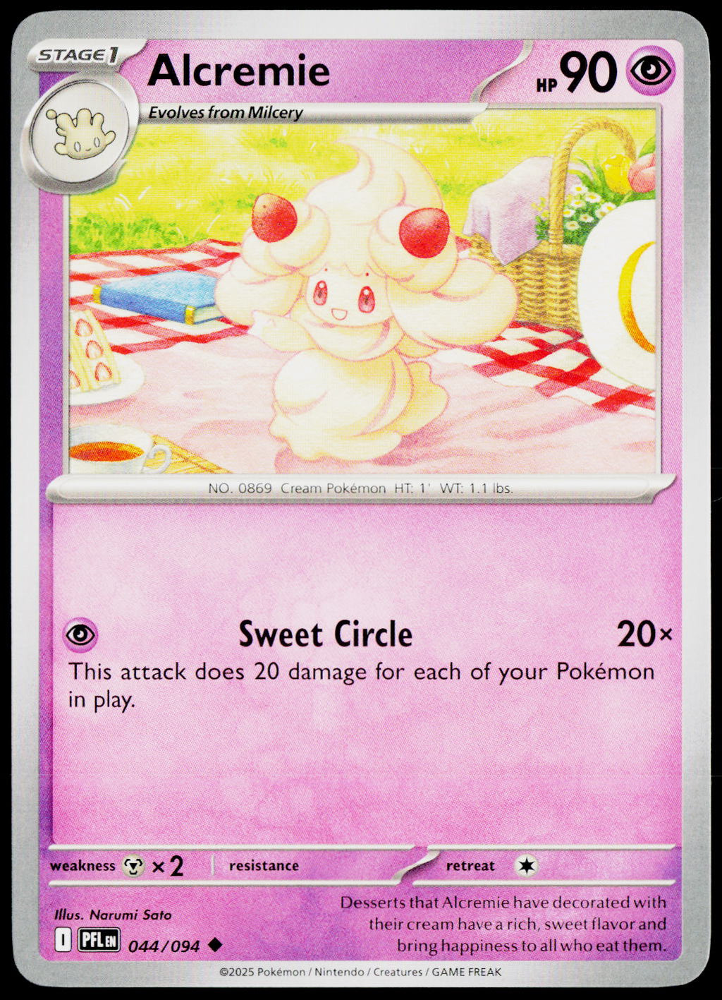 Alcremie 044/094 EN — original front scan