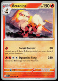Arcanine 059/165 EN — original front scan