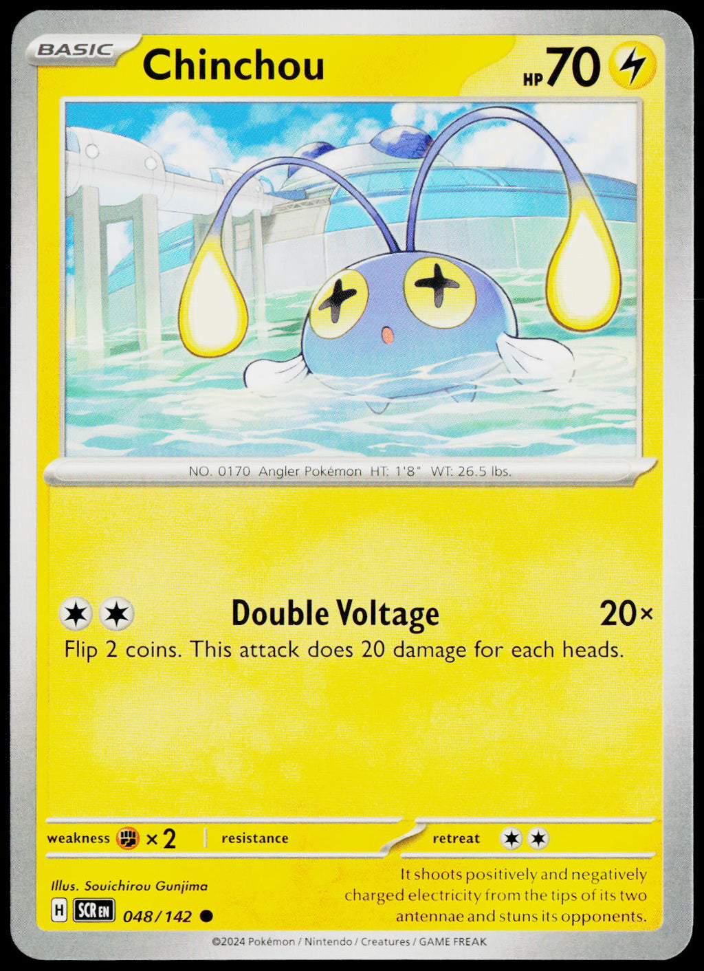 Chinchou 048/142 EN — original front scan