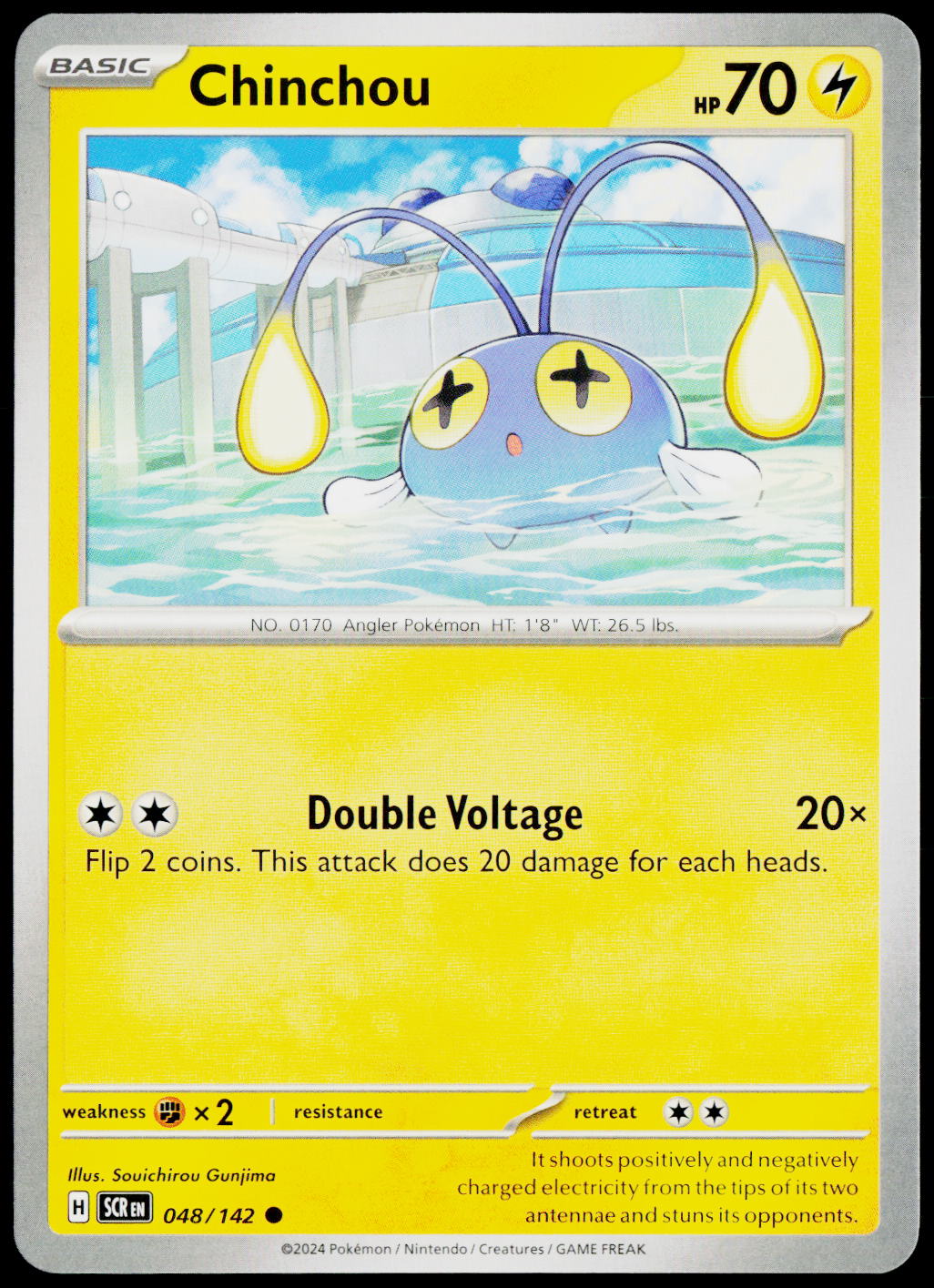 Chinchou 048/142 EN — original front scan
