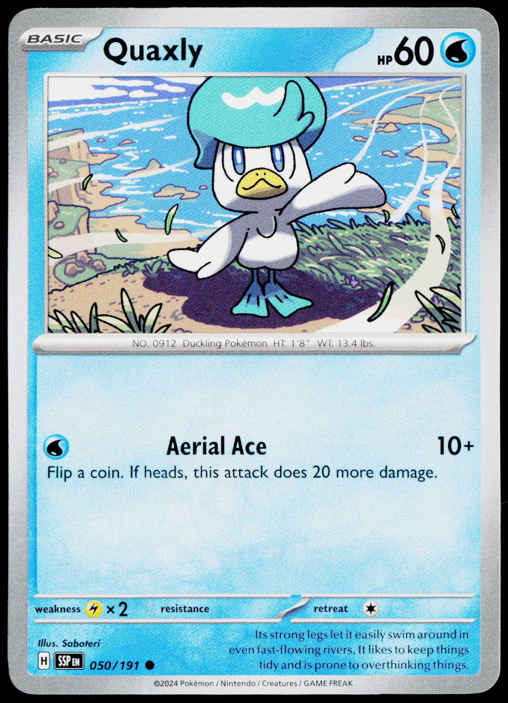 Quaxly 050/191 EN — original front scan