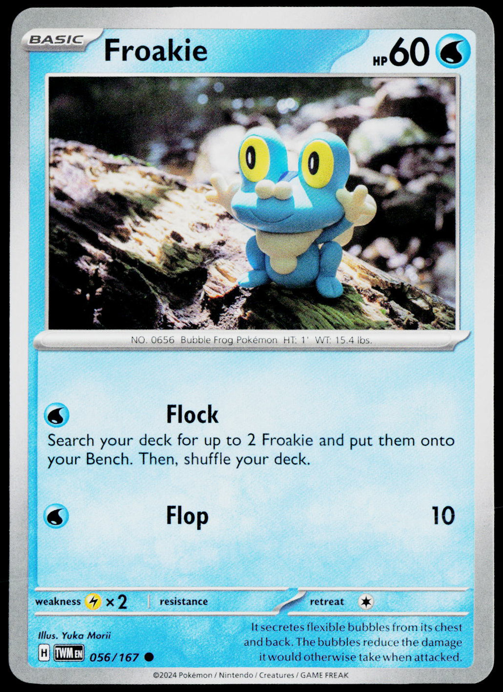 Froakie 056/167 EN — original front scan
