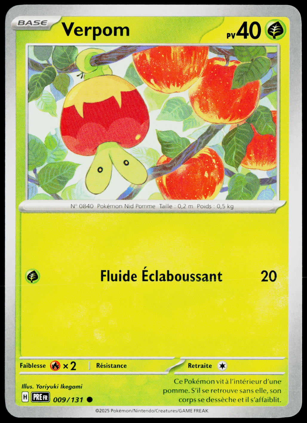 Applin 009/131 FR — original front scan