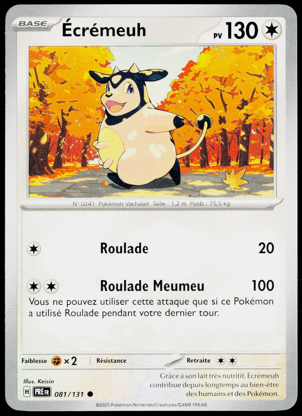 Miltank 081/131 FR — original front scan