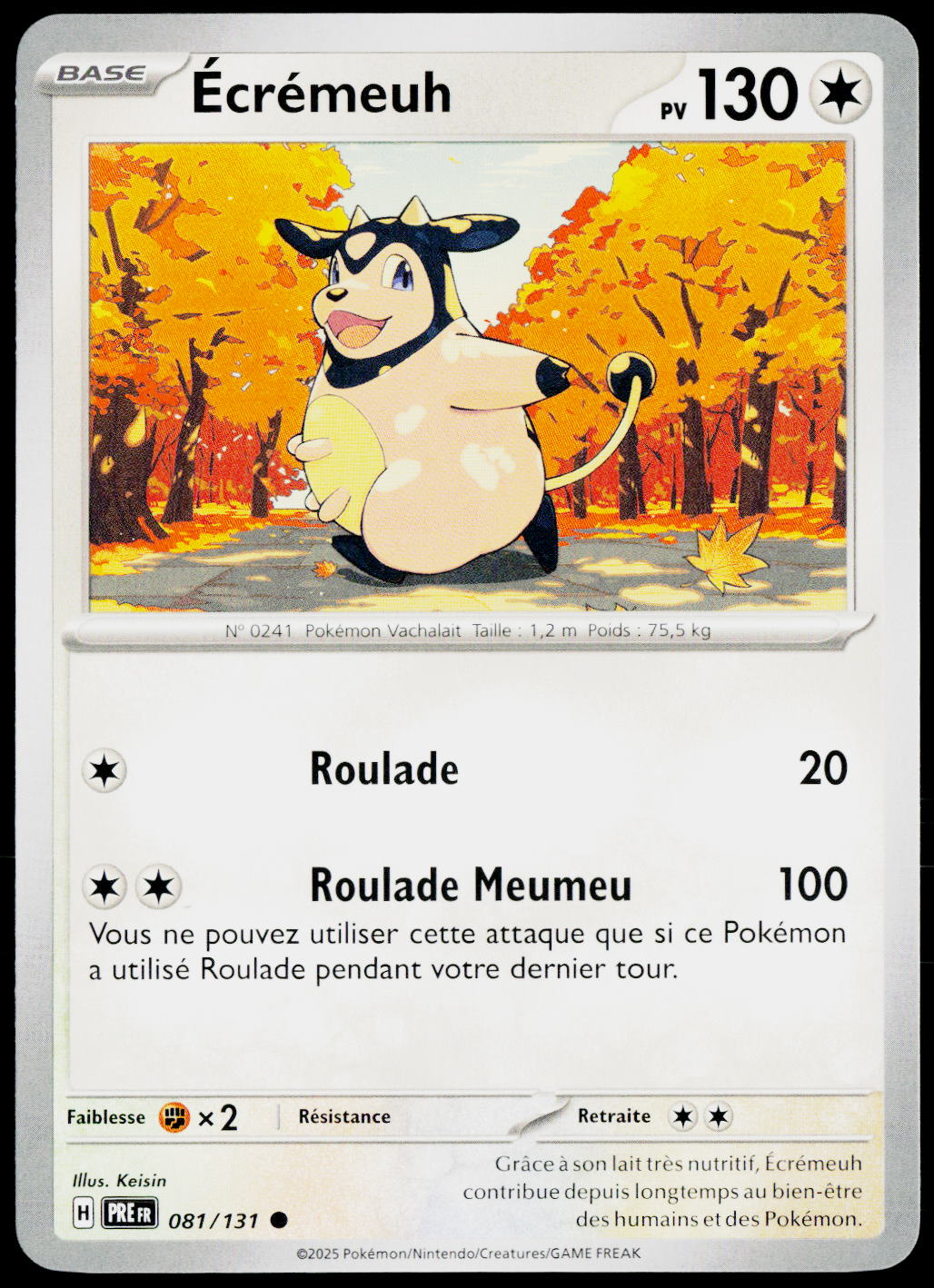 Miltank 081/131 FR — original front scan