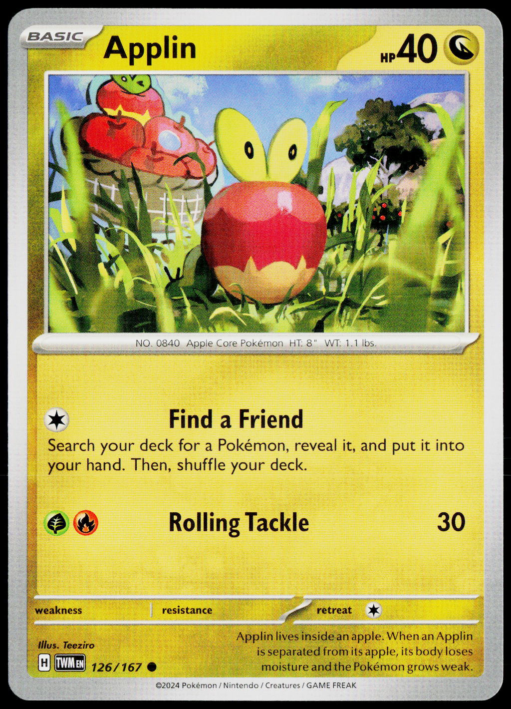 Applin 126/167 EN — original front scan