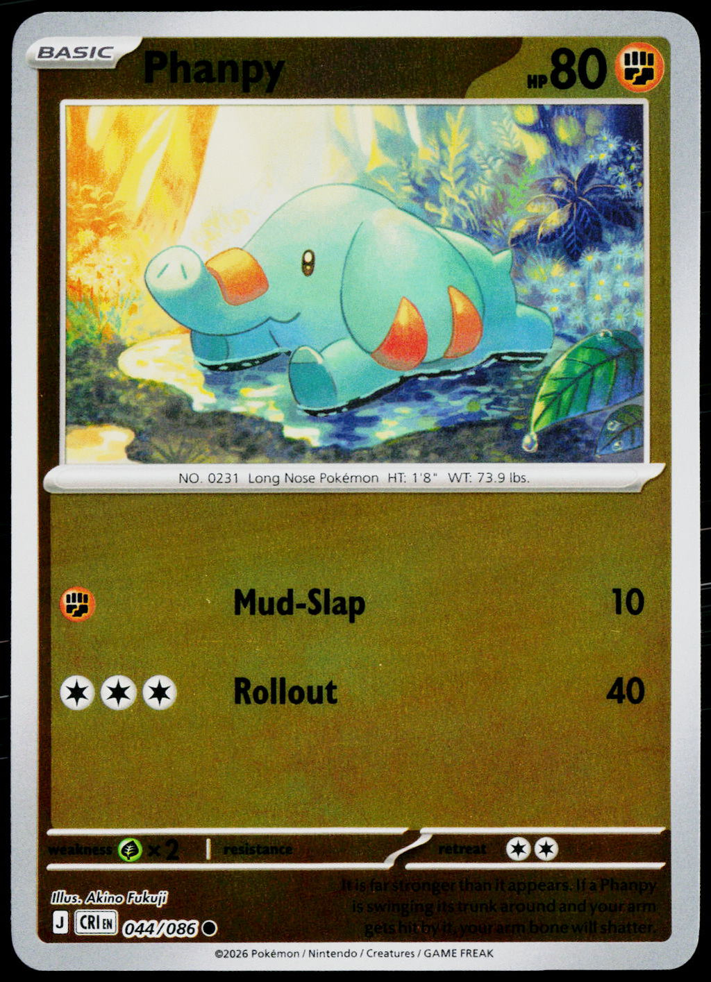 Phanpy 044/086 EN — original front scan
