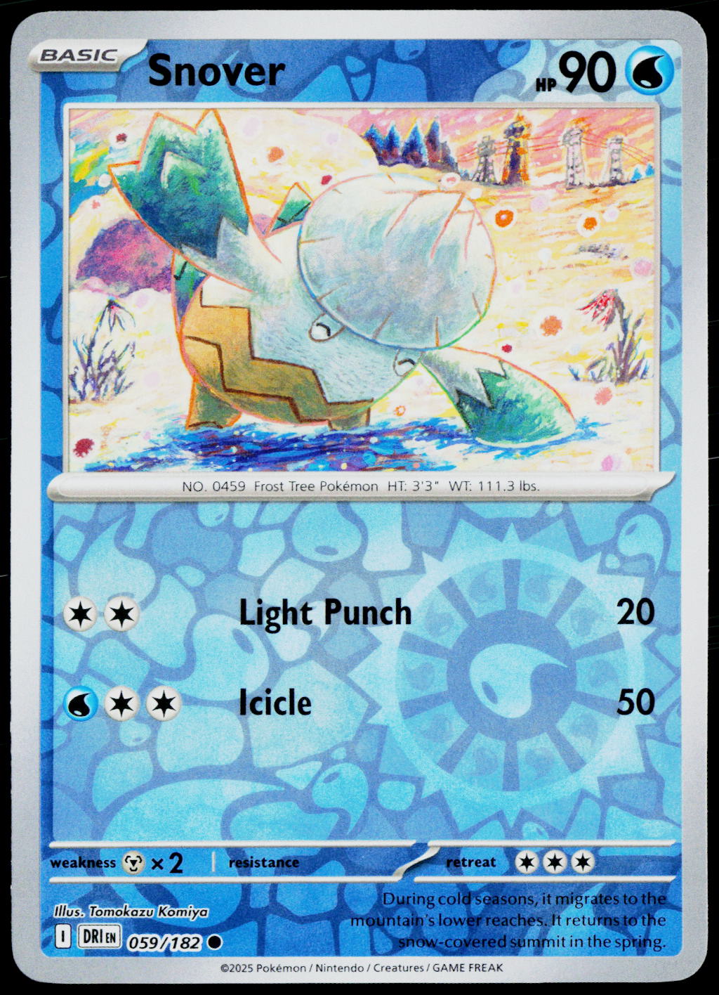 Snover 059/182 EN — original front scan