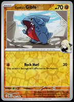 Cynthia's Gible 102/182 EN — original front scan
