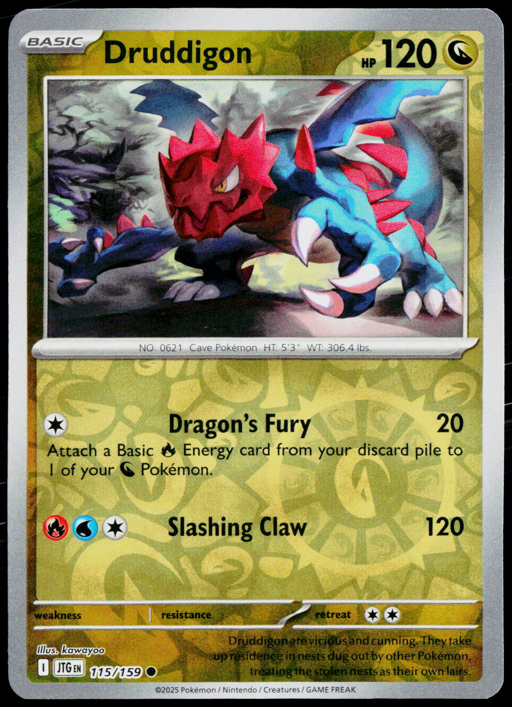 Druddigon 115/159 EN — original front scan