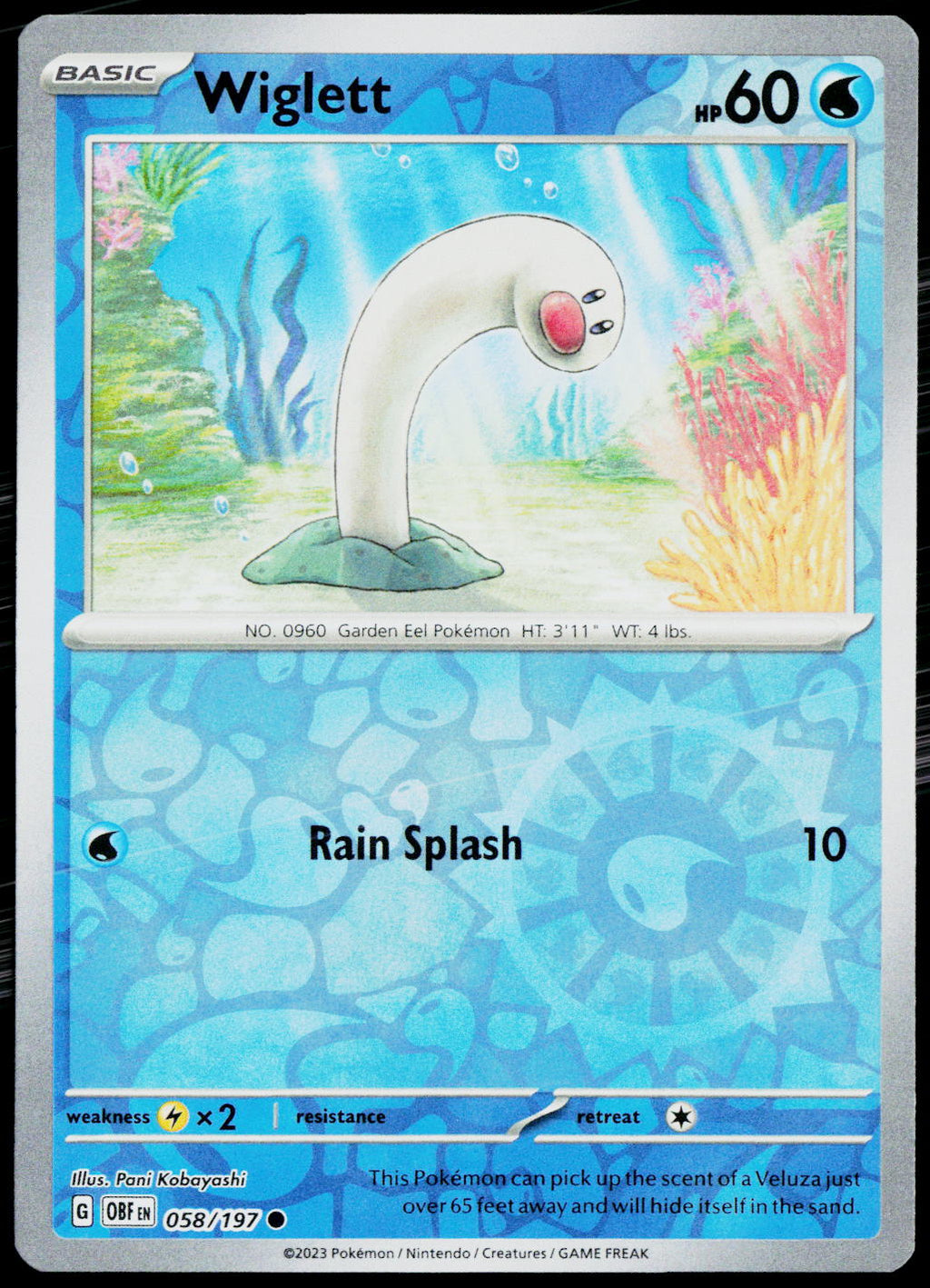 Wiglett 058/197 EN — original front scan