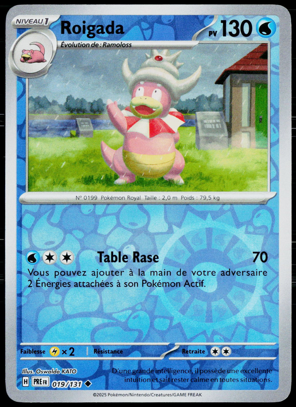 Slowking 019/131 FR — original front scan