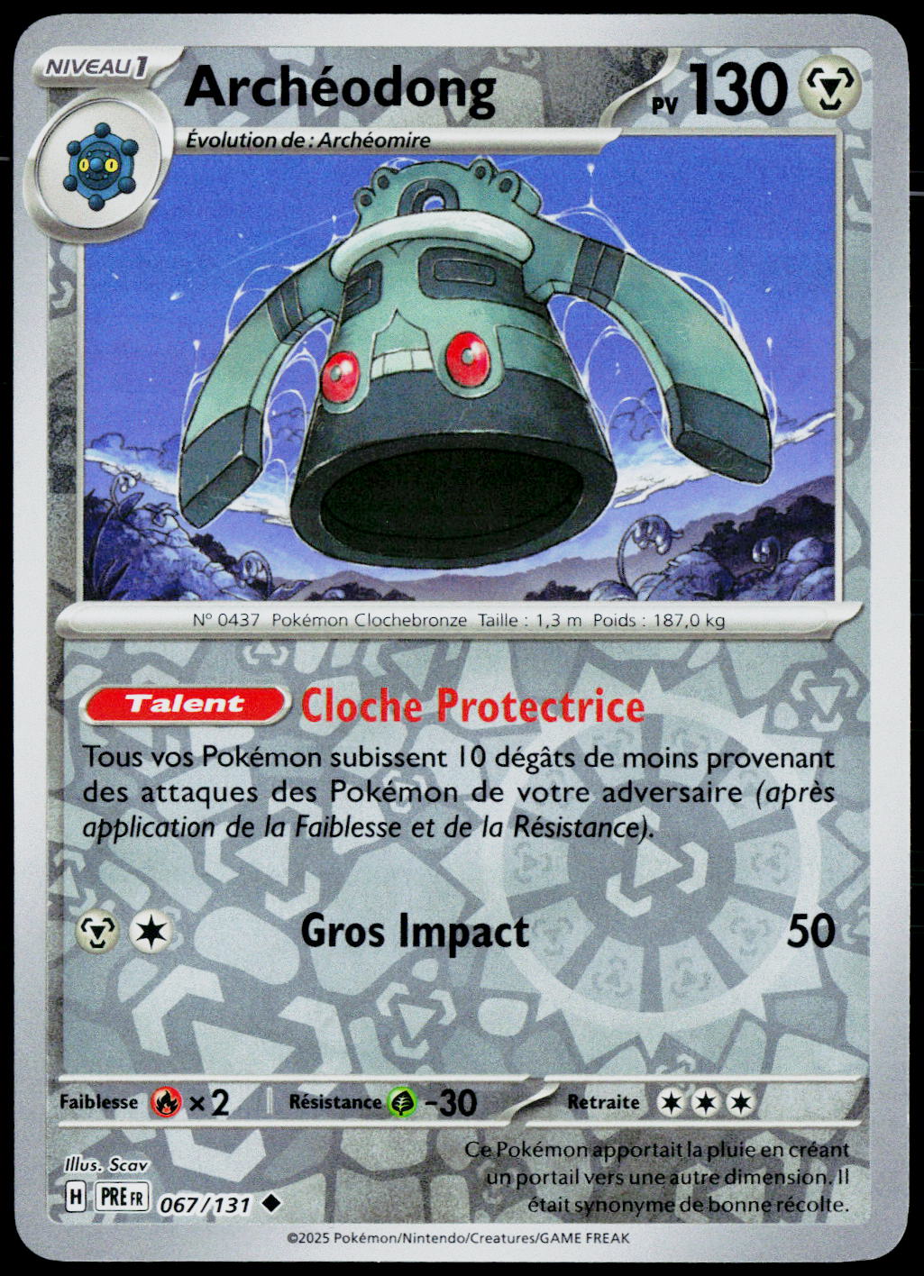 Bronzong 067/131 FR — original front scan
